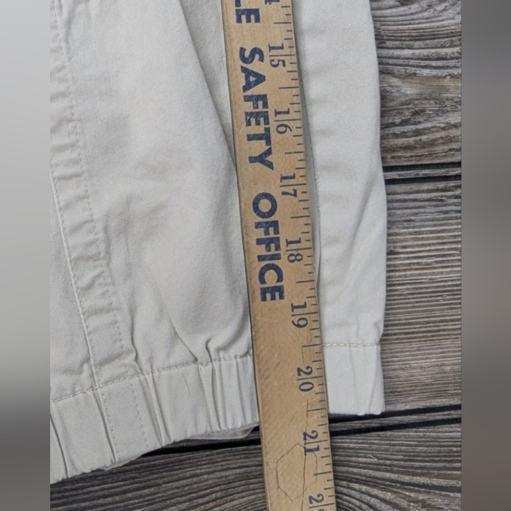 Ojai Size 4 Cream Off White Vintage Capris With Unique Knees And Elastic Hems - Picture 15 of 16